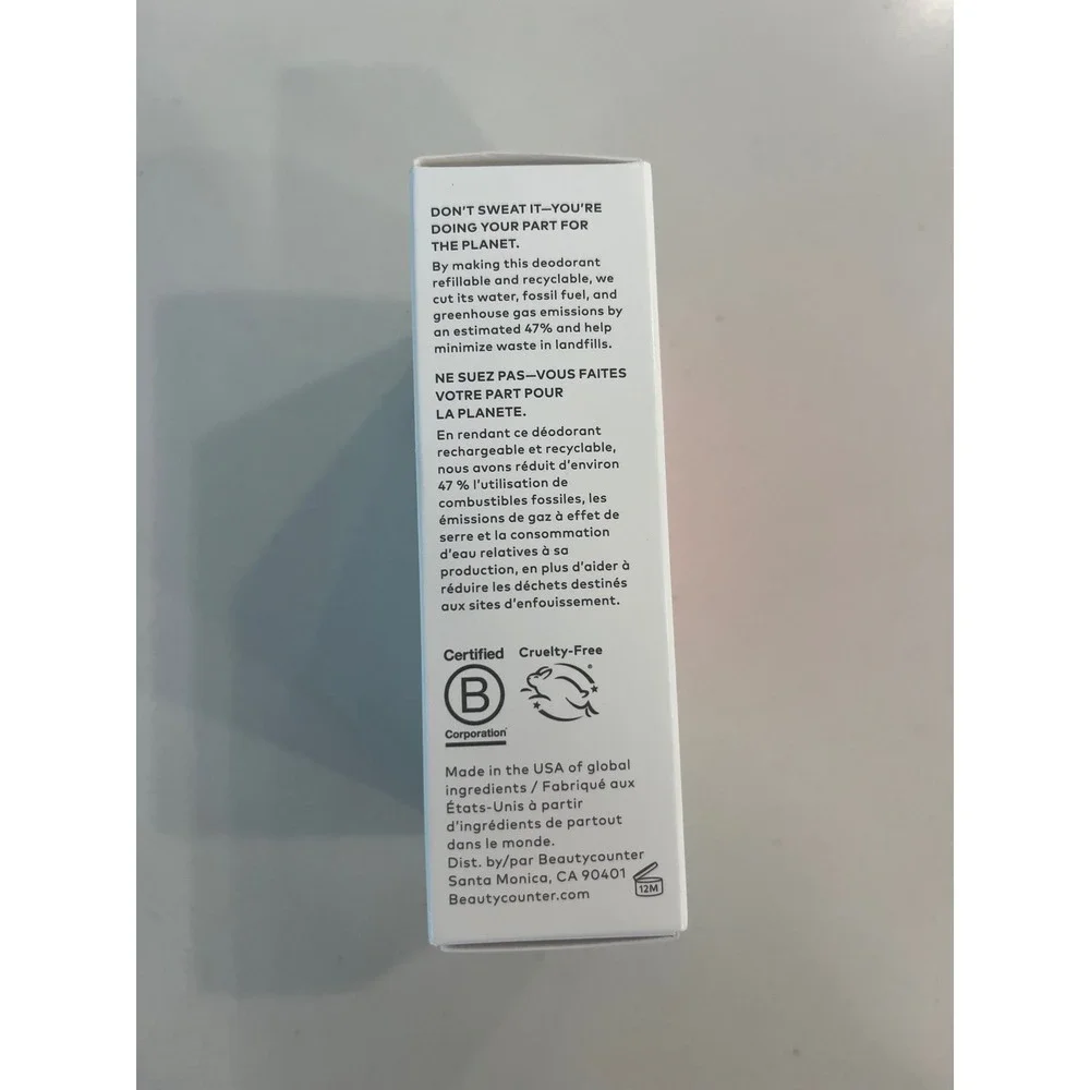 Beautycounter The Clean‎ Deo Clean Rose Aluminum Free Refillable Deodorant